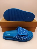 Louis Vuitton Mule Miami Monogram Blue