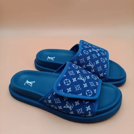 Louis Vuitton Mule Miami Monogram Blue