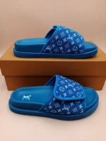 Louis Vuitton Mule Miami Monogram Blue