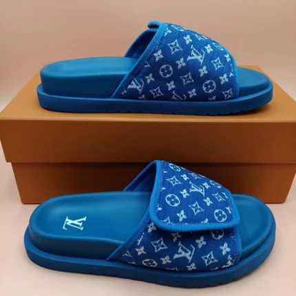 Louis Vuitton Mule Miami Monogram Blue