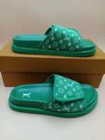 Louis Vuitton Mule Miami Monogram Green