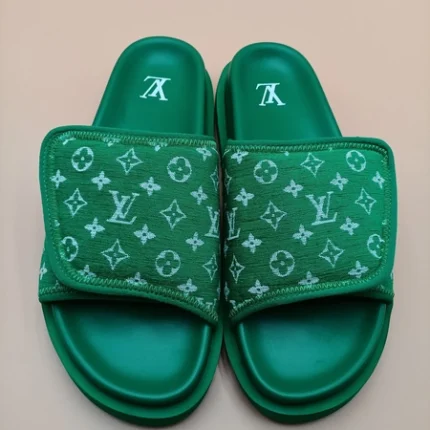 Louis Vuitton Mule Miami Monogram Green