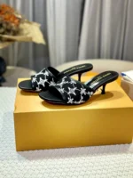 Louis Vuitton Neo Revival Flat Mule Navy Blue