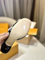 Louis Vuitton Neo Revival Flat Mule Navy Blue