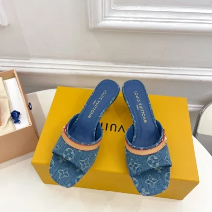 Louis Vuitton Neo Revival Mule Blue