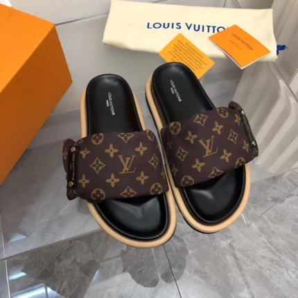 Louis Vuitton Pool Pillow Flat Comfort Mule Brown