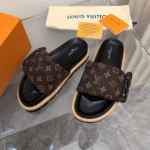 Louis Vuitton Pool Pillow Flat Comfort Mule Brown