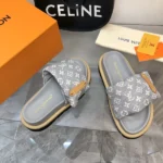 Louis Vuitton Pool Pillow Flat Comfort Mule Grey