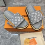 Louis Vuitton Pool Pillow Flat Comfort Mule Grey