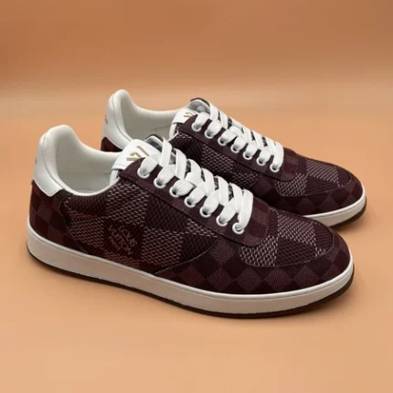 Louis Vuitton Rivoli Damier Red Sneaker