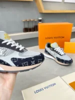 Louis Vuitton Run Away Black Monogram Denim Sneaker
