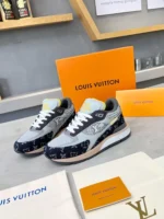 Louis Vuitton Run Away Black Monogram Denim Sneaker
