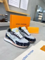 Louis Vuitton Run Away Black Monogram Denim Sneaker