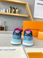 Louis Vuitton Run Away Blue Monogram Denim Sneaker