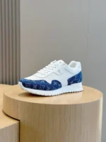 Louis Vuitton Run Away Blue Monogram Sneaker