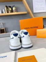 Louis Vuitton Run Away White and Blue Sneaker