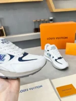 Louis Vuitton Run Away White and Blue Sneaker