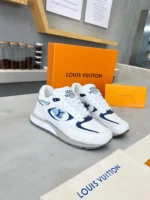 Louis Vuitton Run Away White and Blue Sneaker