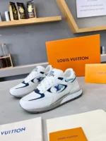Louis Vuitton Run Away White and Blue Sneaker