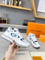 Louis Vuitton Run Away White and Blue Sneaker
