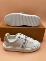 Louis Vuitton Time Out White Calf Leather Sneaker