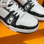 Louis Vuitton Trainer Black Monogram Denim Sneaker