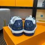 Louis Vuitton Trainer Blue Monogram Denim Sneaker
