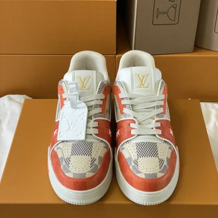 Louis Vuitton Trainer Damier Orange Sneaker