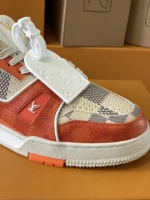 Louis Vuitton Trainer Damier Orange Sneaker