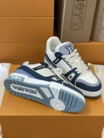 Louis Vuitton Trainer Navy Blue Sneaker