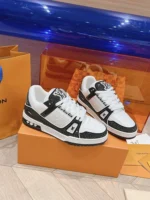 Louis Vuitton Trainer Swarovski Crystals Black Sneaker