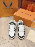 Louis Vuitton Trainer Swarovski Crystals Black Sneaker
