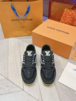 Louis Vuitton Trainer Swarovski Crystals Yellow Black Sneaker