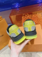 Louis Vuitton Trainer Swarovski Crystals Yellow Black Sneaker