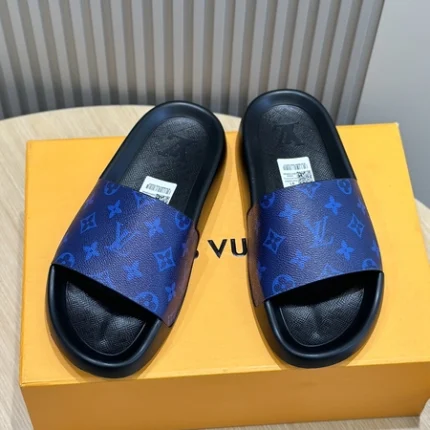 Louis Vuitton Waterfront Mule Black Blue