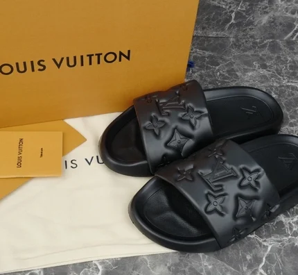 Louis Vuitton Waterfront Mule Monogram Black