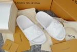 Louis Vuitton Waterfront Mule Monogram White