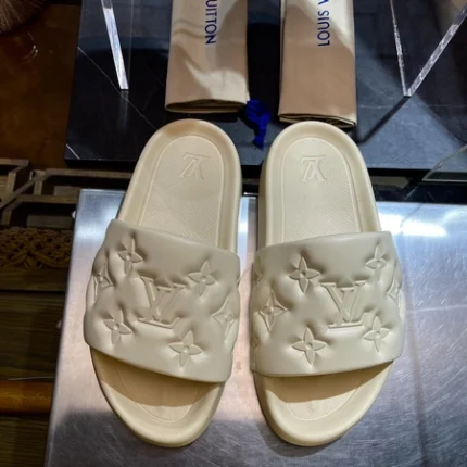Louis Vuitton Waterfront Mules Beige