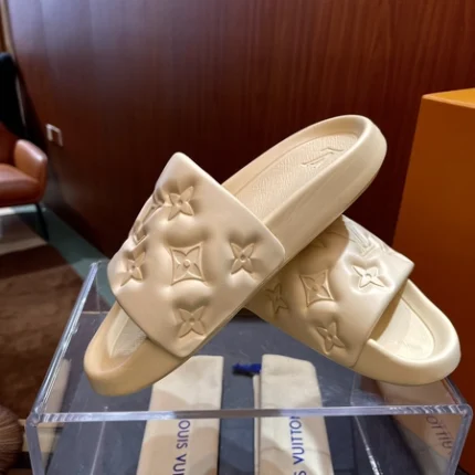 Louis Vuitton Waterfront Mules Beige