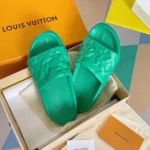 Louis Vuitton Waterfront Mules Green