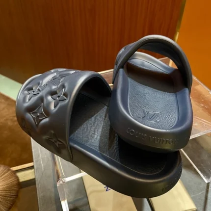 Louis Vuitton Waterfront Mules Navy Blue