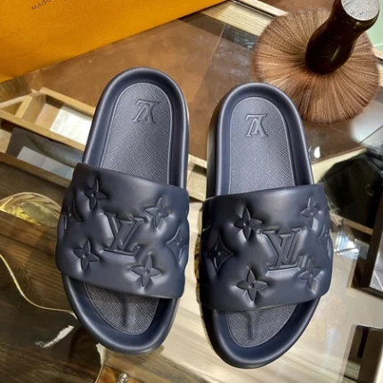 Louis Vuitton Waterfront Mules Navy Blue