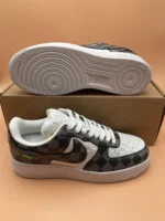 Louis Vuitton x Nike Air Force 1 Black Damier Sneaker
