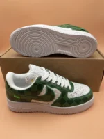 Louis Vuitton x Nike Air Force 1 Green Damier Sneaker