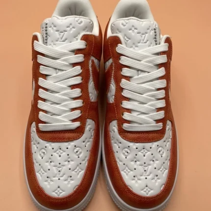 Louis Vuitton x Nike Air Force 1 Red Damier Sneaker