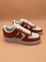 Louis Vuitton x Nike Air Force 1 Red Damier Sneaker