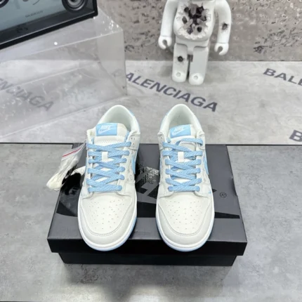 Louis Vuitton x Nike SB Dunk Low Blue And White Sneaker
