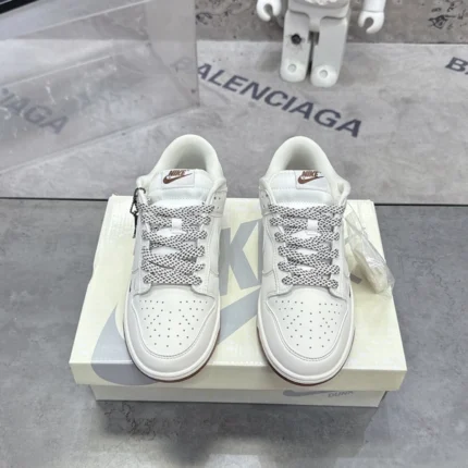 Louis Vuitton x Nike SB Dunk Low Brown And White Sneaker