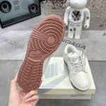 Louis Vuitton x Nike SB Dunk Low Brown And White Sneaker