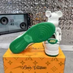Louis Vuitton x Nike SB Dunk Low Green And White Sneaker